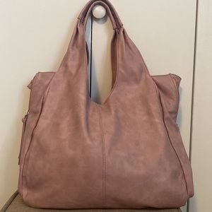 Mauve/ blush hobo handbag. Gently used. Smoke free and pet free home.